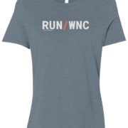 light blue womens run WNC shirt
