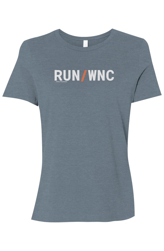 light blue womens run WNC shirt