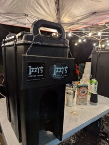 Izzy's Coffee at te start of the Smoky Mountain Relay